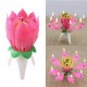 birthday flower candle